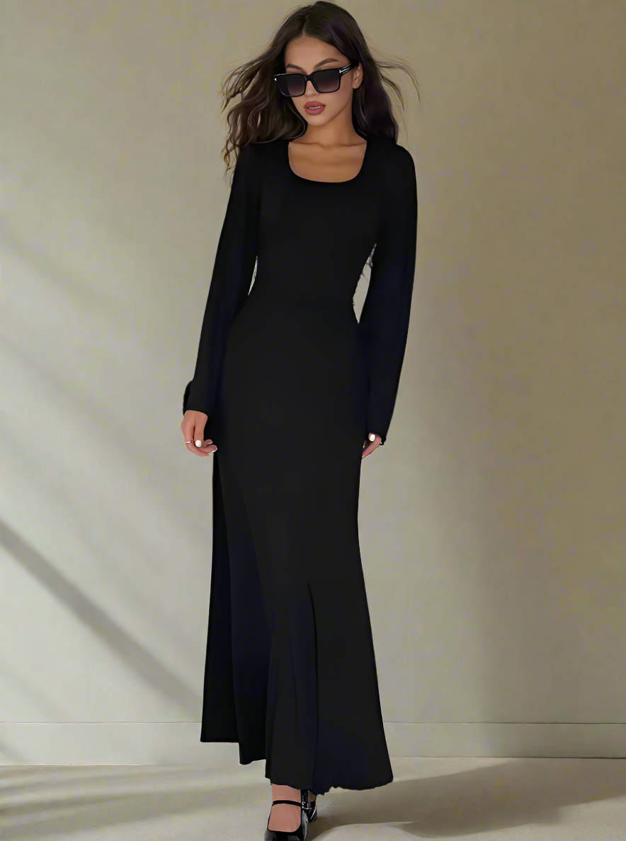 Ripped Maxi Dress