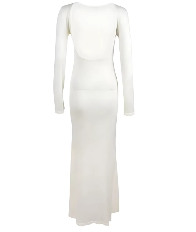 Luna Beach Dress - White